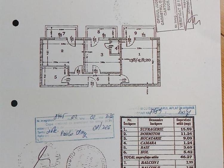 Apartament 2 camere decomandat | 55 mp | 3 balcoane | Renovare recentă | Parcare - 8