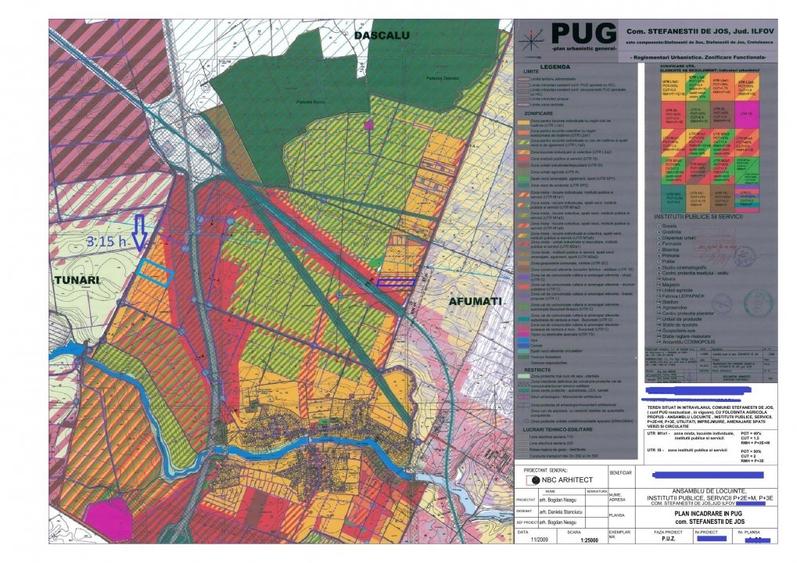 Teren intravilan de 31500 mp, în Ștefăneștii de Jos