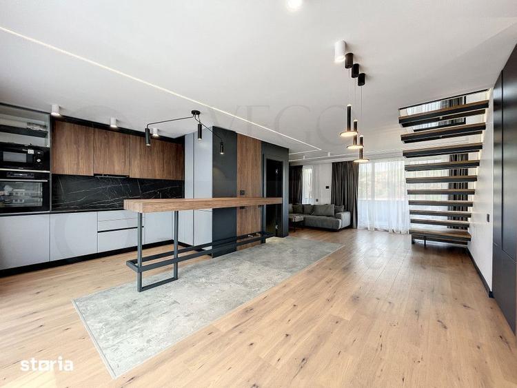 Apartament cu 3 camere semidecomandat, mobilat în Dâmbul Rotund