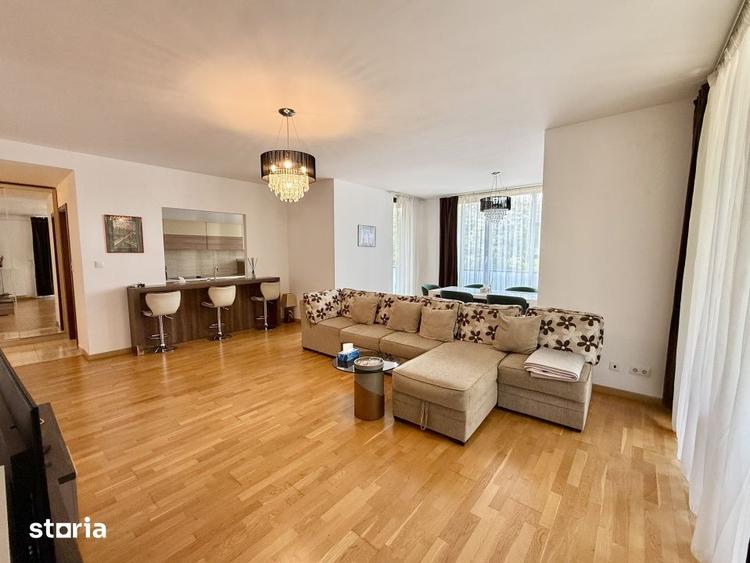 Apartament cu 3 camere, mobilat în Băneasa