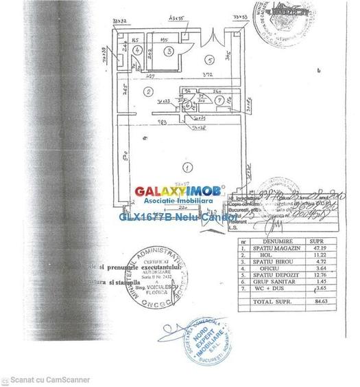Spațiu comercial, de 85 mp, în 13 Septembrie