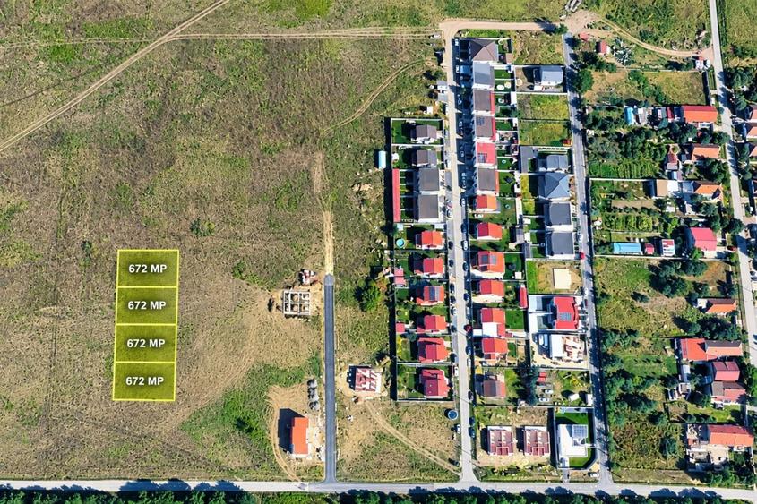 Teren Construcții intravilan de 672 mp, în Covaci