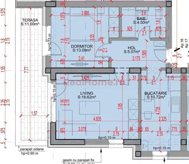 Apartament cu 2 camere decomandat în Theodor Pallady