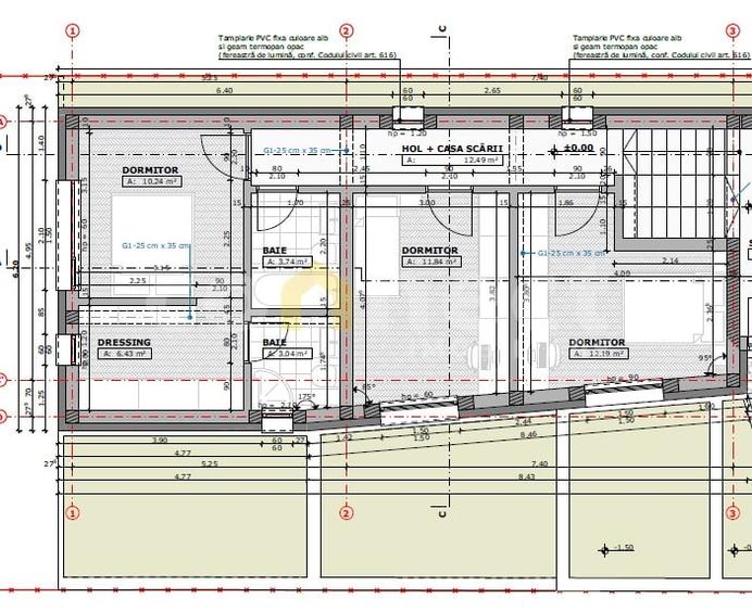 Duplex cu 5 camere cu Canalizare în Iris