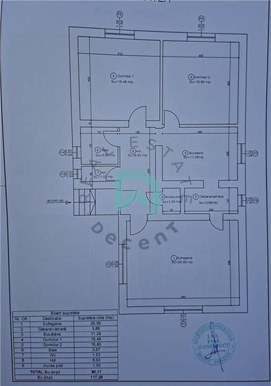 Casă individuală cu 3 camere cu Teren 280 Mp în Central