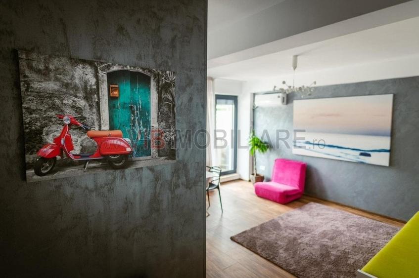 Mamaia Nord, apartament lux, parter cu balcon, zona Lidl-Uzina de pizza - 11