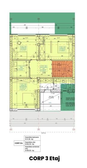 Casă cu 3 camere cu Teren 100 Mp în Central