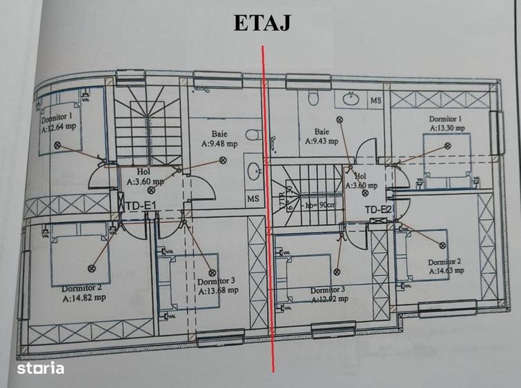 Casă cu 4 camere în Stana