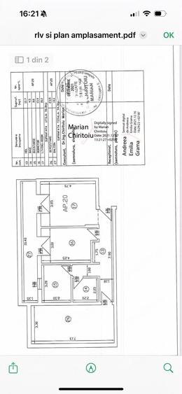 Apartament cu 3 camere decomandat în Dobroești