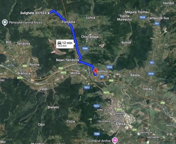 Teren de 2962 mp, în Central
