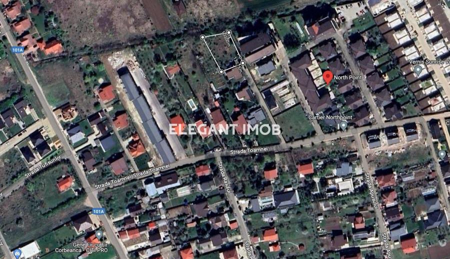 Teren de 1000 mp, în Corbeanca