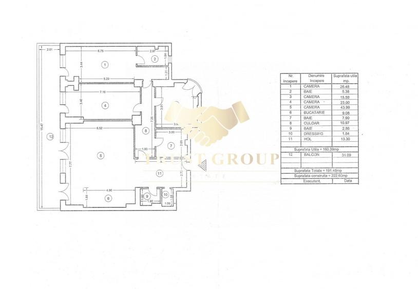 Apartament cu 4 camere decomandat în Șoseaua Nordului
