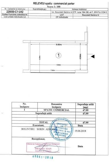 Spațiu comercial, de 48 mp, în Sud