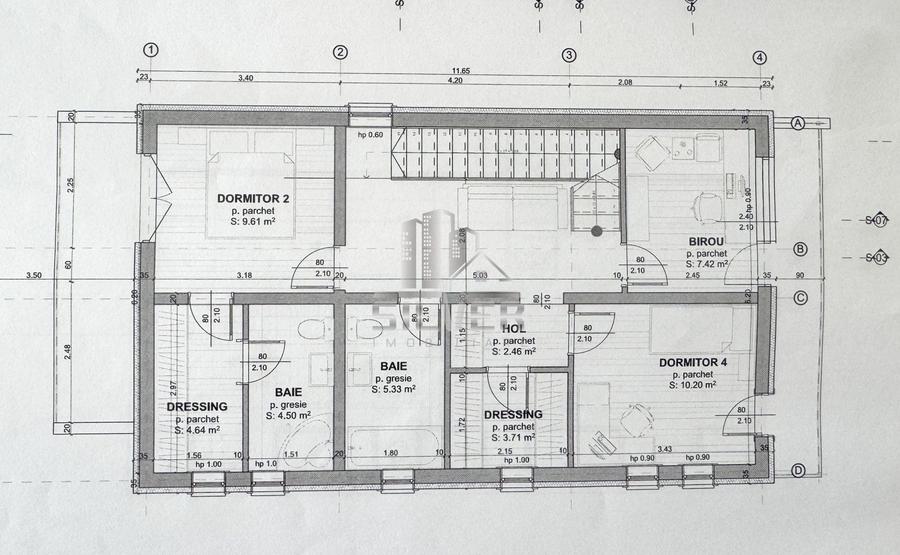 Duplex cu 4 camere cu Canalizare în Gilău