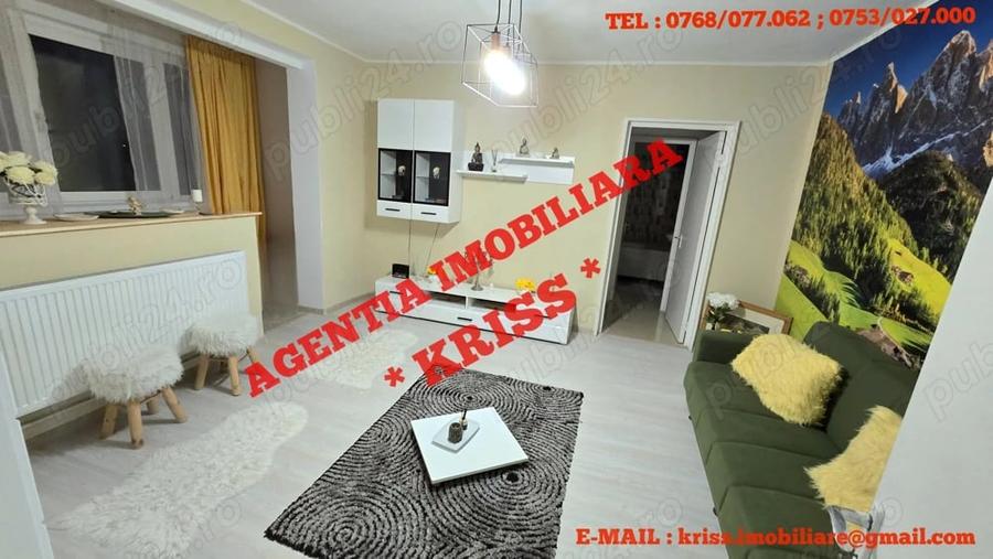 Apartament cu 2 camere semidecomandat în Craiovei