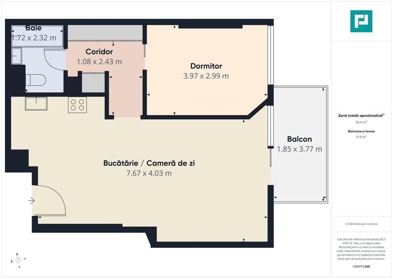 2 Camere Premium | Up-Site Floreasca | - 7