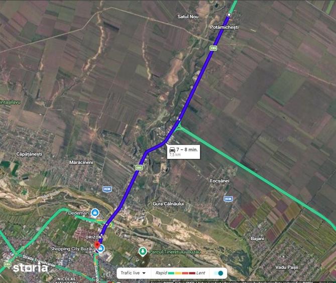 Teren de 2714 mp, în Poșta Câlnău