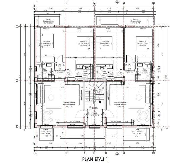 Apartament cu 3 camere în Ovidiu