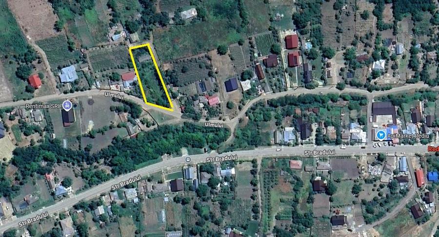 Teren intravilan de 1246 mp, în Rediu