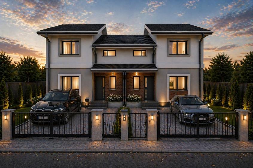 Duplex cu 3 camere cu Canalizare în Moșnița Nouă