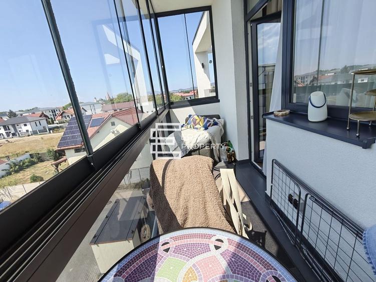 Penthouse cu 3 camere decomandat, mobilat în Șelimbăr