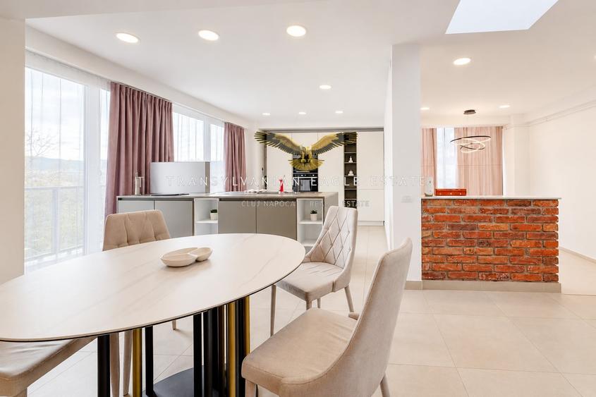 Apartament cu 3 camere semidecomandat, mobilat în Dâmbul Rotund