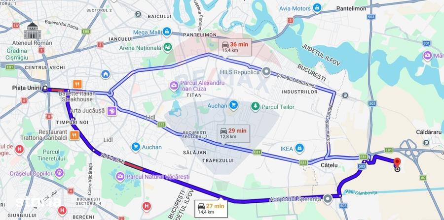 Casă cu 8 camere cu Teren 1395 Mp în Glina