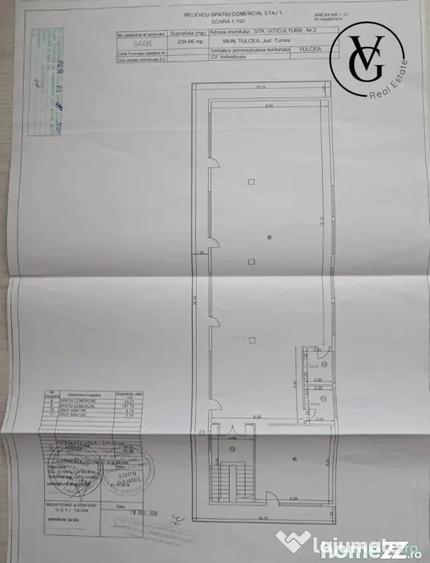 Spațiu comercial, de 242 mp, în C5