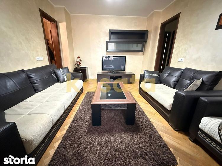 Apartament cu 3 camere semidecomandat, mobilat în Dorobanți