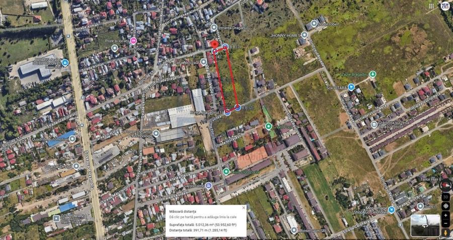 Teren Construcții intravilan de 10000 mp, în Bragadiru