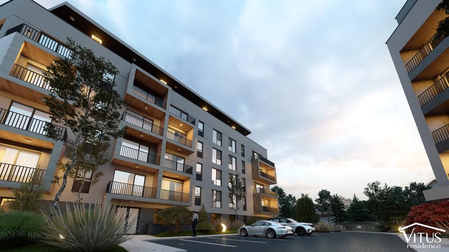 Penthouse cu 2 camere decomandat în Central