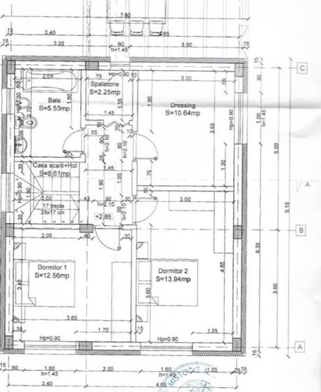 Casă individuală cu 5 camere cu Teren 300 Mp în Central