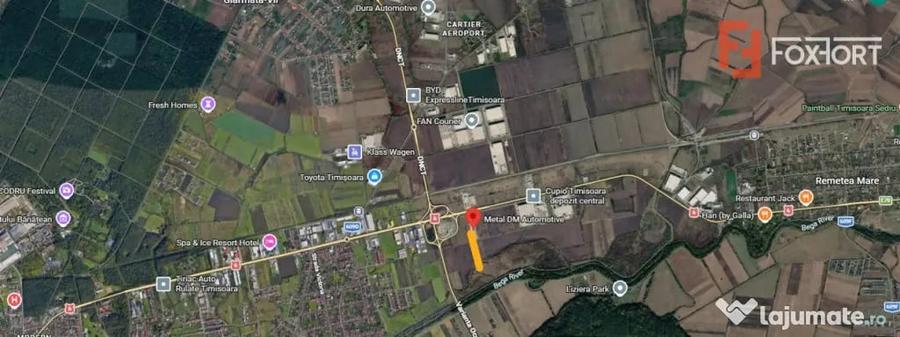 Teren extravilan de 8077 mp de vanzare in zona industriala G - Ghiroda (Timis) - 1