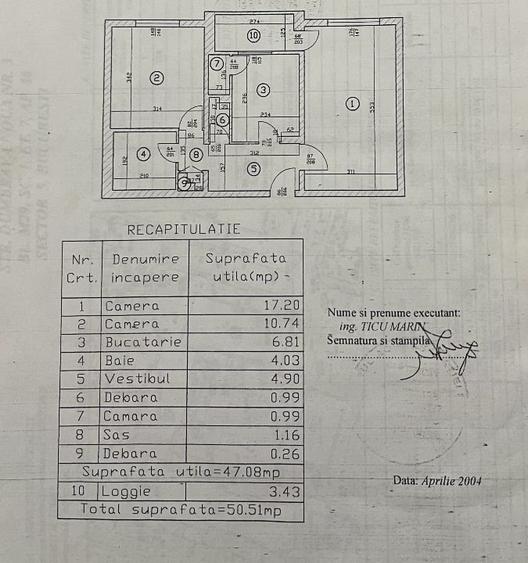Apartament cu 2 camere decomandat, mobilat în Rahova