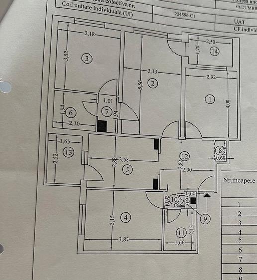 Apartament cu 4 camere decomandat în Rahova