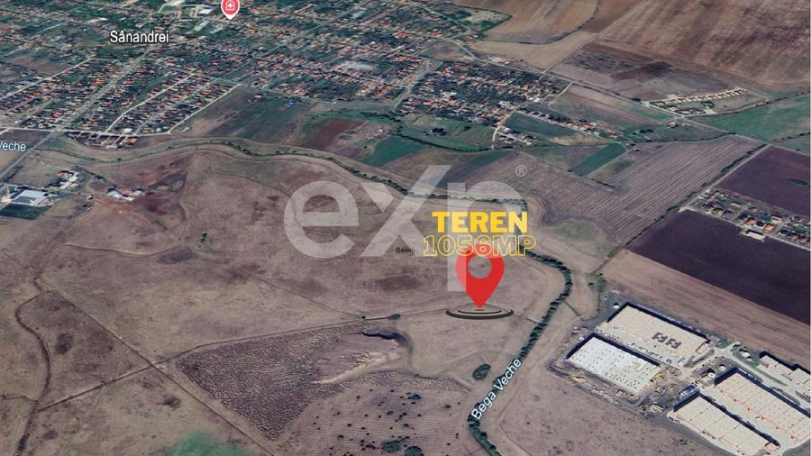 Teren Construcții intravilan de 1056 mp, în Sânandrei