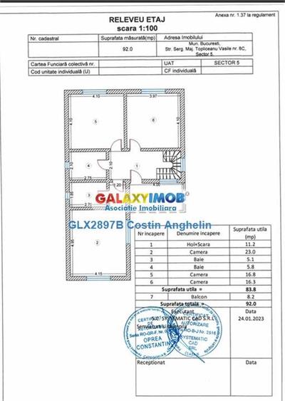 Casă cu 6 camere cu Teren 100 Mp în 13 Septembrie