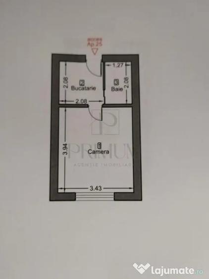 Garsonieră decomandată în Complex Studențesc