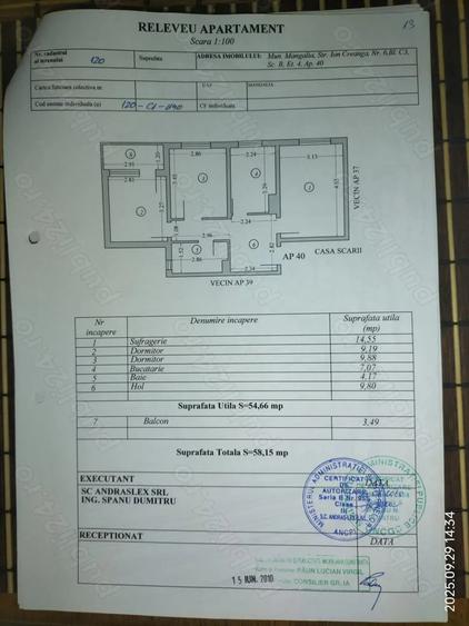 Apartament cu 3 camere în Sud