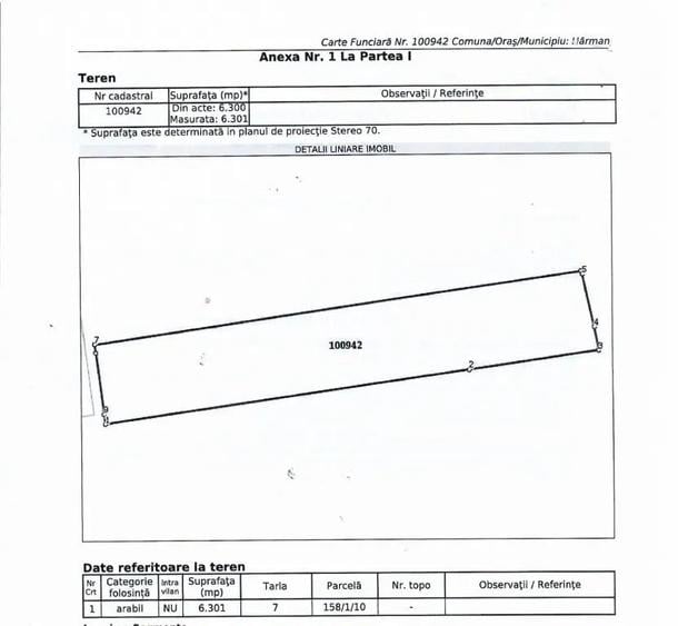 Teren de 20300 mp, în Ilieni