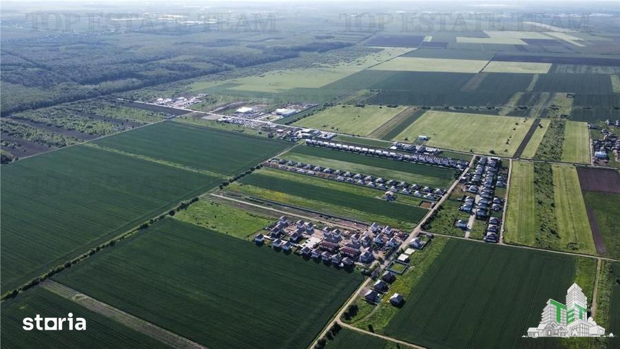 Teren 2.5 ha cu proiect pentru 60 case la 20 minute de Bucuresti - 2