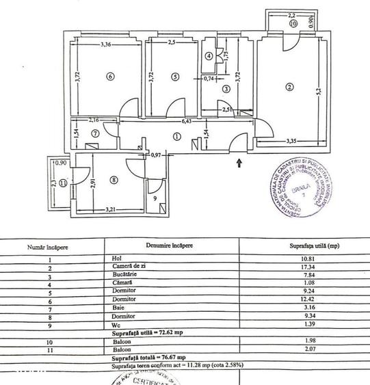Apartament cu 4 camere decomandat în Exterior Vest