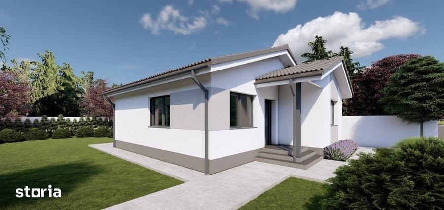 Casă cu 3 camere cu Teren 500 Mp în Toboliu