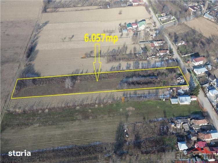Teren de 6057 mp, în Vânători