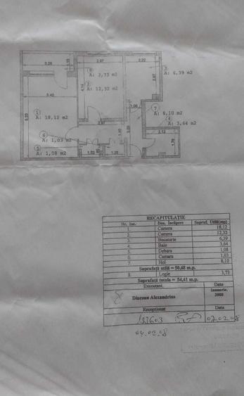 Apartament cu 2 camere decomandat în Domenii