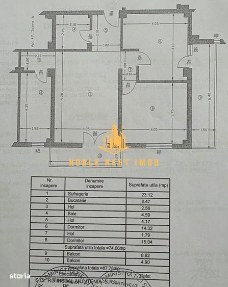 Apartament 3 camere - Prelungirea Craiovei, 74 mp - COMISION 0% - 7