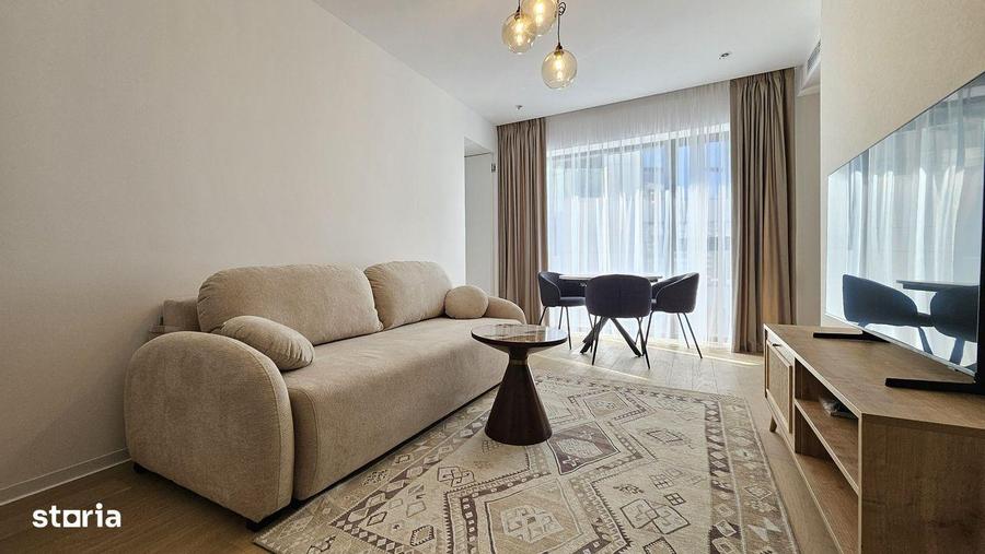 Apartament cu 2 camere, mobilat în Tei