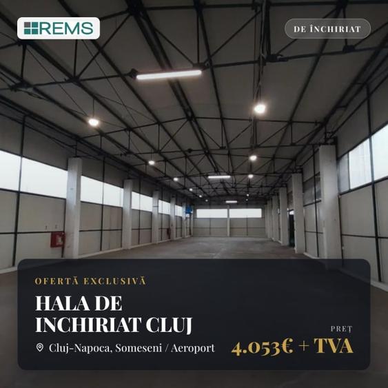 Spațiu industrial, de 737 mp, în Someșeni
