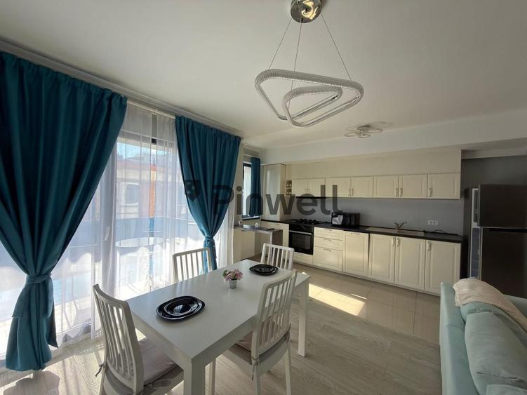 Apartament cu 2 camere semidecomandat, mobilat în Nord