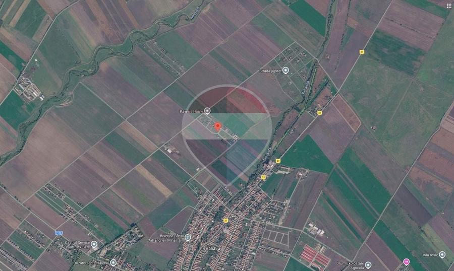 Teren Construcții intravilan de 503 mp, în Hălchiu